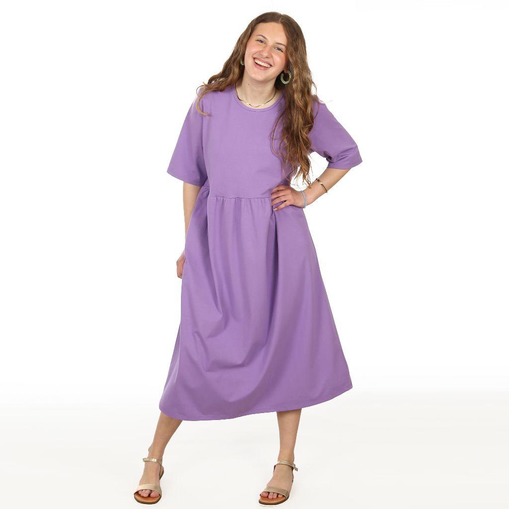 Papierschnittmuster luftiges Kleid Frau Carol XS-XXL